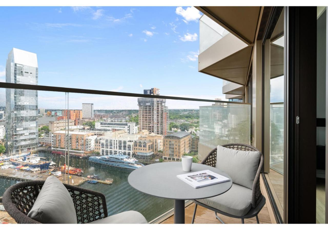 Elegant And Modern Apartments In Canary Wharf Right Next To Thames London Exterior photo